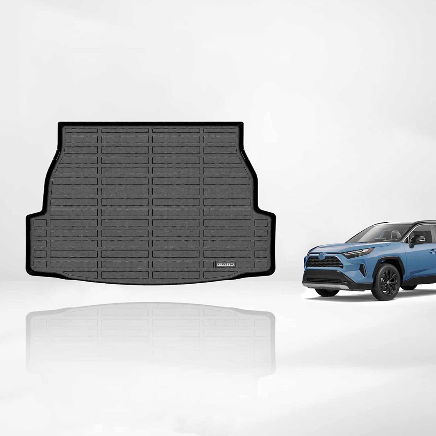 Kelcseecs All Weather 3D Tech Design TPE Car Trunk Mat Cargo Liner For