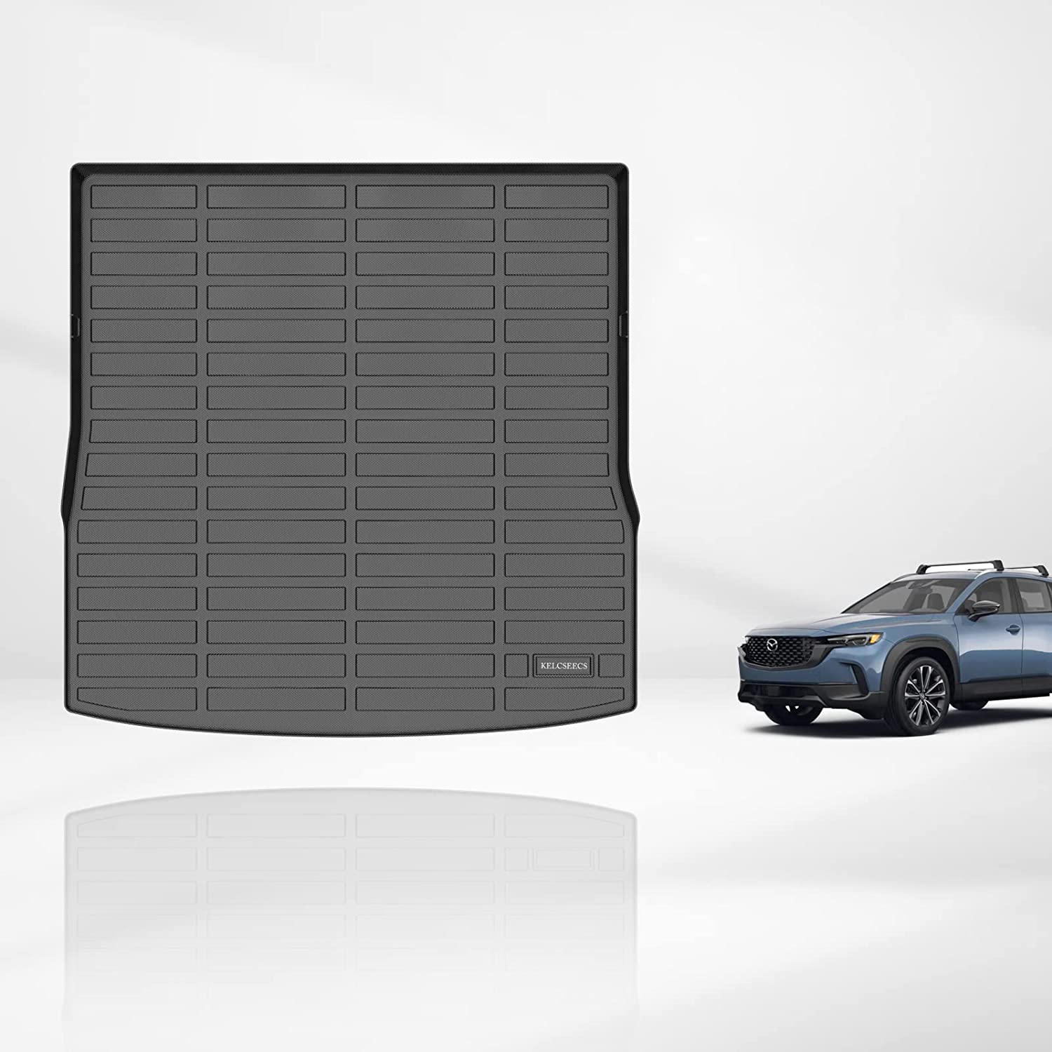 Kelcseecs All Weather 3D Tech Design TPE Car Trunk Mat Cargo Liner For Mazda CX-50 2023-2024
