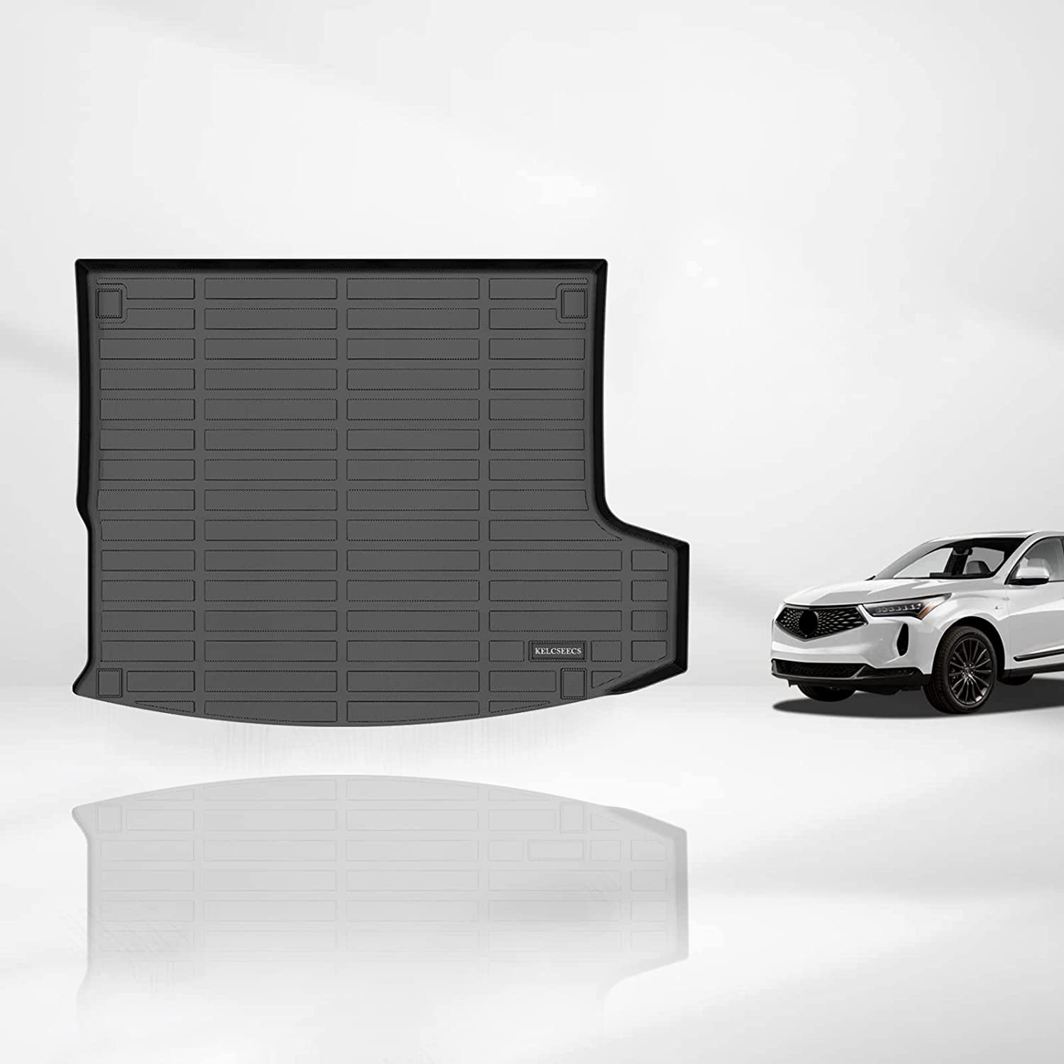 Kelcseecs All Weather 3D Tech Design TPE Car Trunk Mat Cargo Liner For Acure RDX 2019-2023