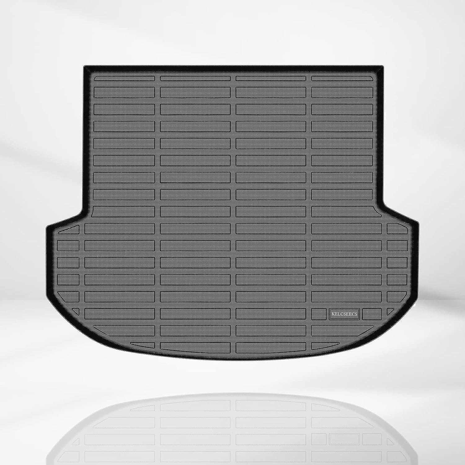Kelcseecs All Weather 3D Tech Design TPE Car Trunk Mat Cargo Liner For Hyundai Santa Fe 2021-2023