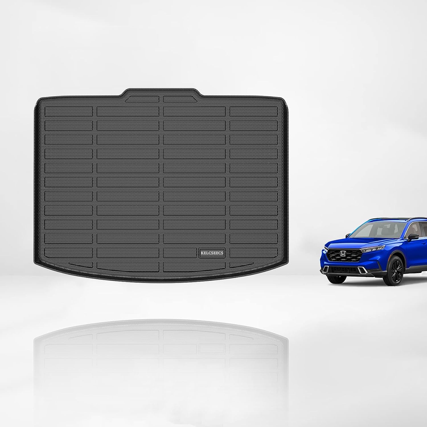 Kelcseecs All Weather 3D Tech Design TPE Car Trunk Mat Cargo Liner For Honda CR-V 2023-2024 (Not for Hybrid Models)