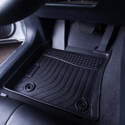 Mixsuper 3D Floor Mats Set Heavy Duty All Weather TPE Material Floor Liner for Toyota Prado 2010-2019 